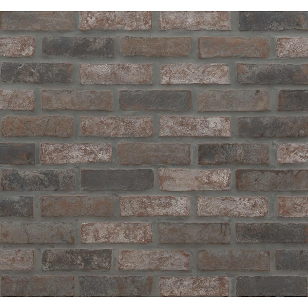 BrickStaks Noble Red Clay Brick SAMPLE Mosaic Sheet Wall Tile